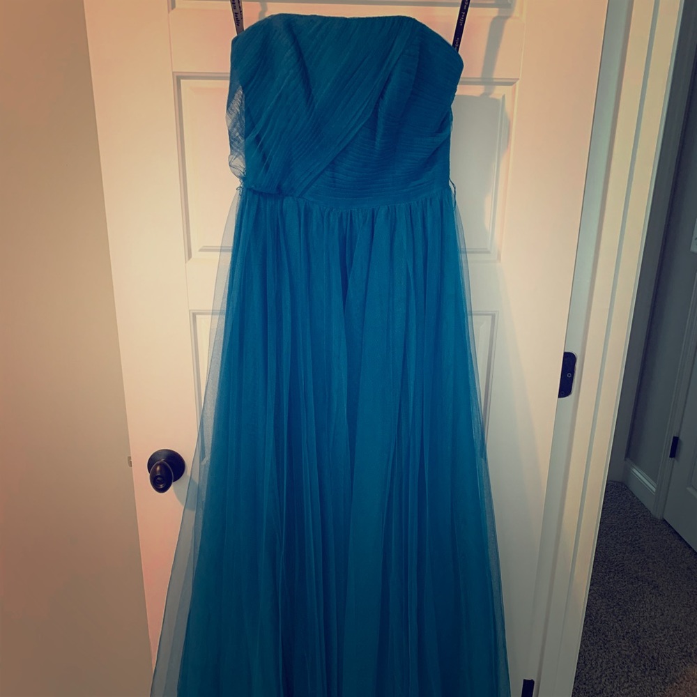 Dark teal Alfred Angelo formal dress. Size 2.